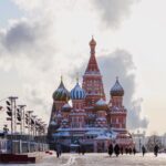 Red square in Moscow, Russia federation