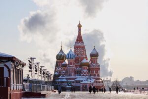 Red square in Moscow, Russia federation